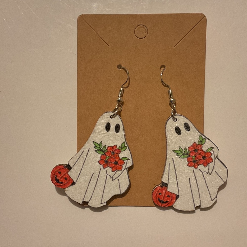 Fashion Jewelry Halloween Ghost Earrings
